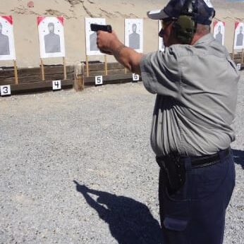 This is me, Mr. G, taking a four day defensive handgun course at Front Sight Firearm Training Institute in Las Vegas, NV on October 2nd 2014.